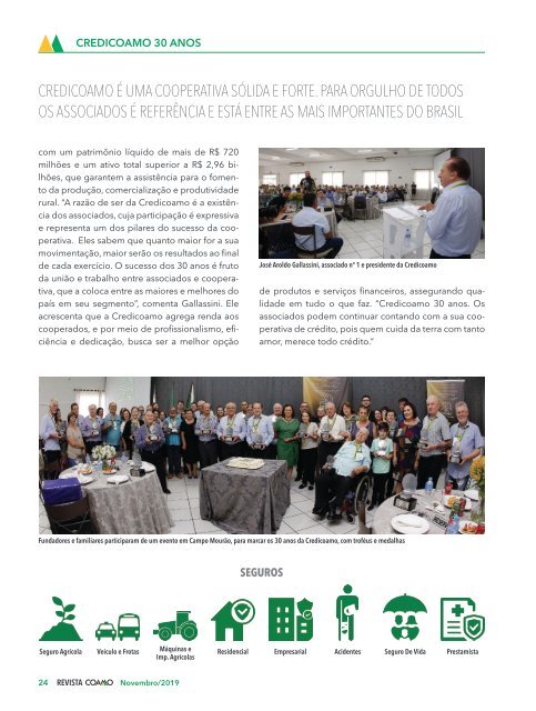 Revista Coamo Edição de Novembro de 2019