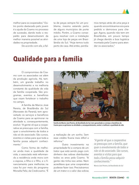 Revista Coamo Edição de Novembro de 2019