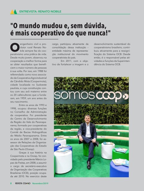 Revista Coamo Edição de Novembro de 2019