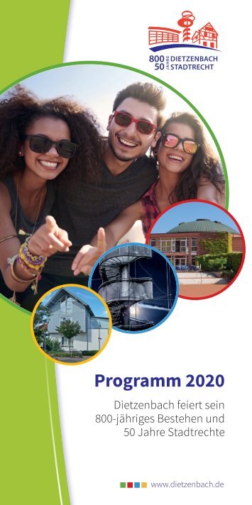 Programmheft zum Jubiläumsjahr 2020