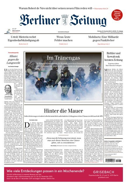 Berliner Zeitung 19.11.2019