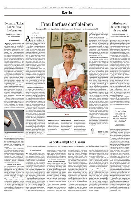 Berliner Zeitung 19.11.2019