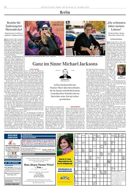 Berliner Zeitung 19.11.2019