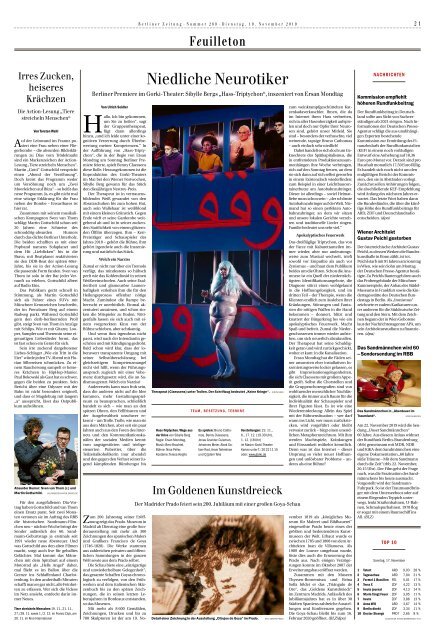 Berliner Zeitung 19.11.2019