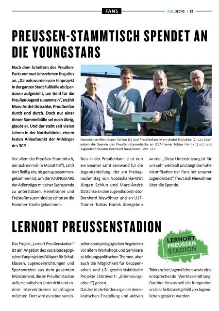 nullsechs Stadionmagazin - Heft 4 2019/20