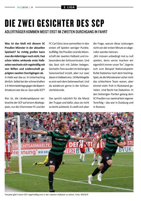 nullsechs Stadionmagazin - Heft 4 2019/20