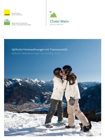 Broschüre Chalet Matin 2019