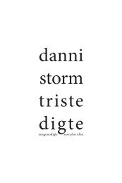 Danni Storm: Triste digte