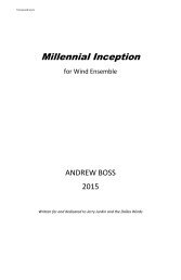 Millennial Inception - Andrew Boss 