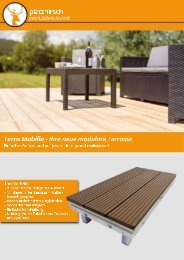 VGM Terra Mobilia - Die modulare Outdoorterrasse