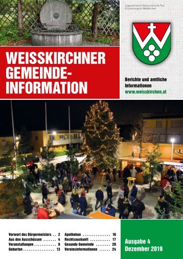 Gemeindezeitung Dezember