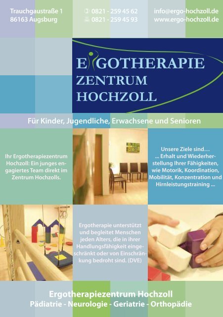 ergotherapiezentrum Hochzoll Pädiatrie - neurologie - Geriatrie