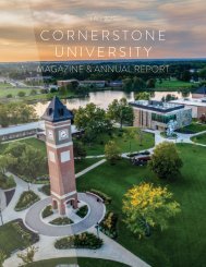 Cornerstone University Magazine & Annual Report 2019