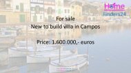 For sale beautiful and modern ville between the sea and Campos with a pool (VIL0005)