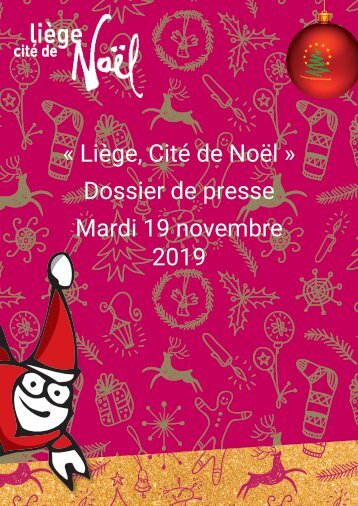 Liège, Cité de Noël 2019 - Dossier de presse