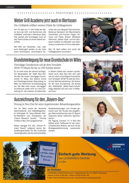 TRENDYone | Das Magazin - Ulm - April 2017