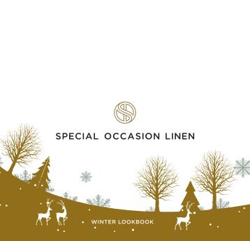 Special Occasion Linen - Winter Lookbook