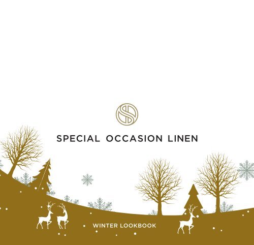 Special Occasion Linen - Winter Lookbook