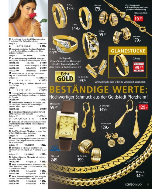 Faszination Echtschmuck