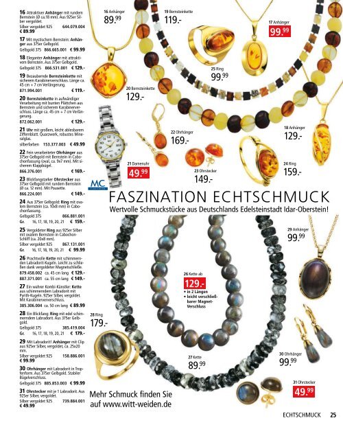 Faszination Echtschmuck