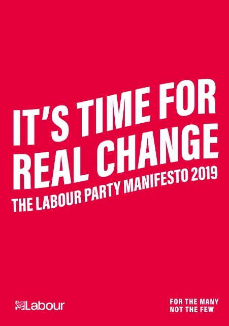 Real-Change-Labour-Manifesto-2019