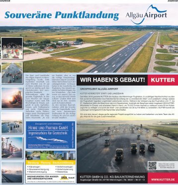 Souveräne Punktlandung - Allgäu Airport