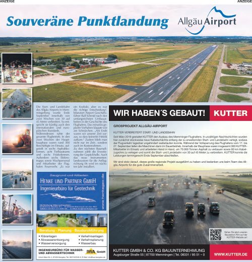Souveräne Punktlandung - Allgäu Airport