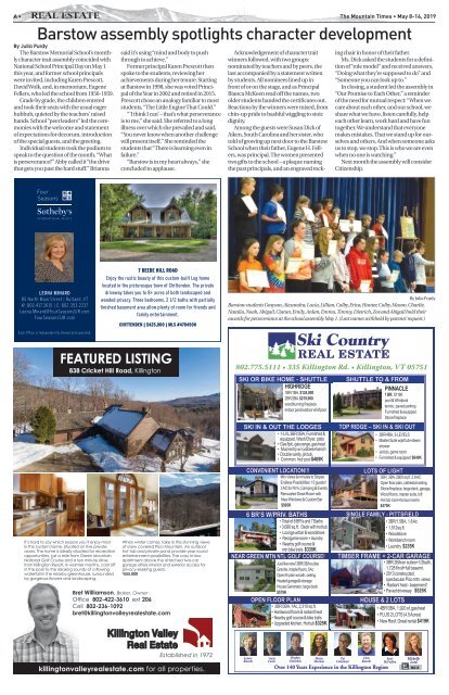 Mountain Times - Volume 48, Number 19: May 8-14