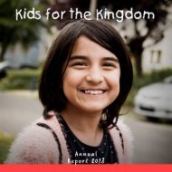 Kids for the Kingdom Annual Report 2018