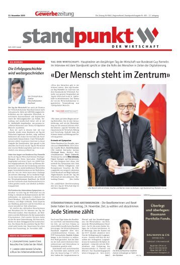 Standpunkt 493, 22.11.2019