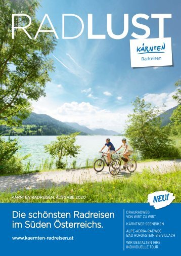 Kärnten Radreisen 2020