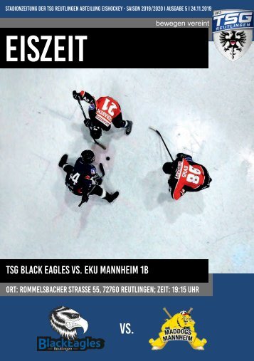 TSG Black Eagles vs EKU MADDOGS Mannheim 1b 24112019