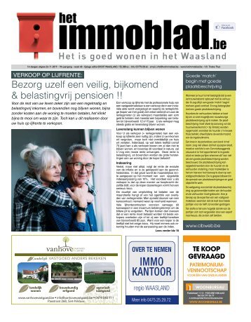 Het Immoblad van 26 november 2019