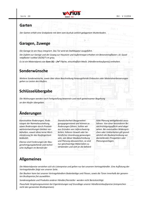 HAUS 5 + 6 - Ulrich Reitenberger Bau GmbH und Varius Massivbau