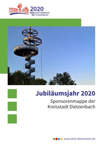 Sponsorenmappe zum Jubiläumsjahr 2020