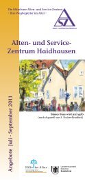 Alten- und Service- Zentrum Haidhausen - Innere Mission München