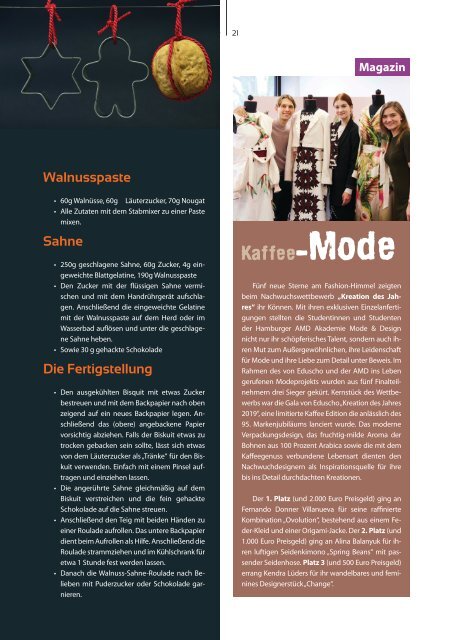 Kaffee+ Winter 2019/20 Kaffeemagazin