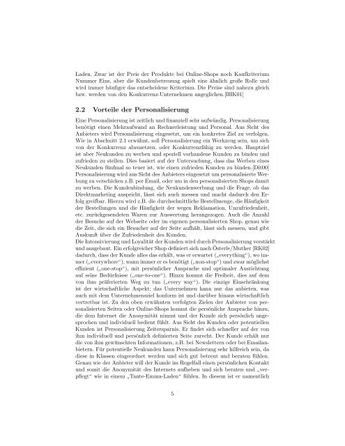 Carl von Ossietzky Universität Oldenburg Hausarbeit ... - DIKO :: Index