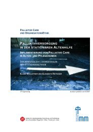 palliative care - Innere Mission München