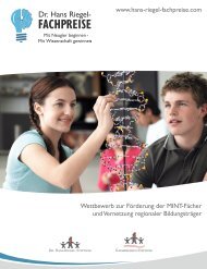 Broschüre Dr. Hans Riegel-Fachpreise 2020