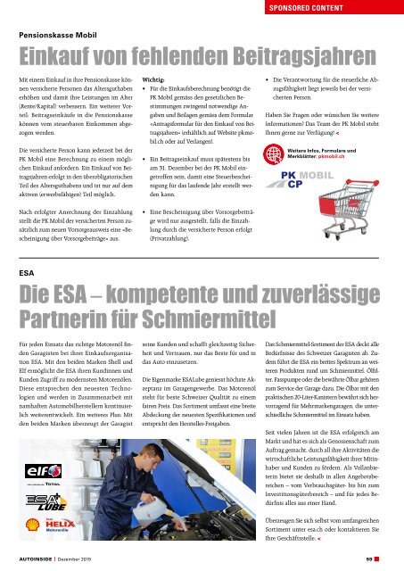 AUTOINSIDE Ausgabe 12 – Dezember 2019