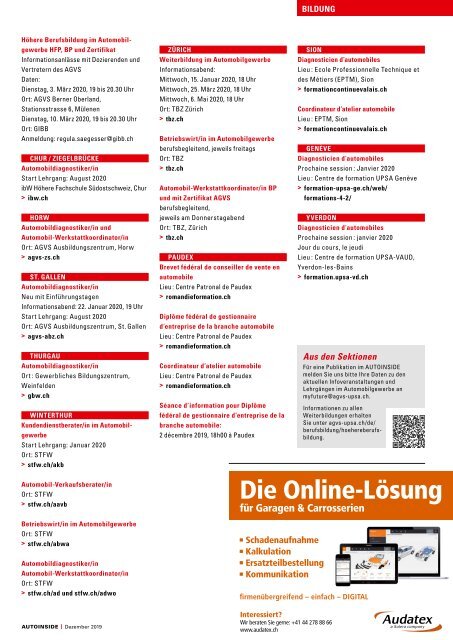 AUTOINSIDE Ausgabe 12 – Dezember 2019