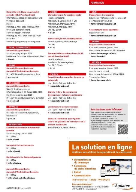 AUTOINSIDE Édition 12 - Décembre 2019