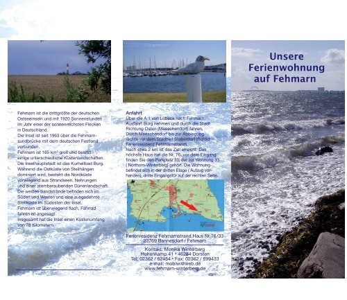 An Der Ostsee Auf Fehmaarn Unsere Ferienwohnung Auf Fehmarn