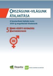 ENSZ Fenntartható fejlődési célok (SDG) - 5. Nemek közötti egyenlőség Magyarországon