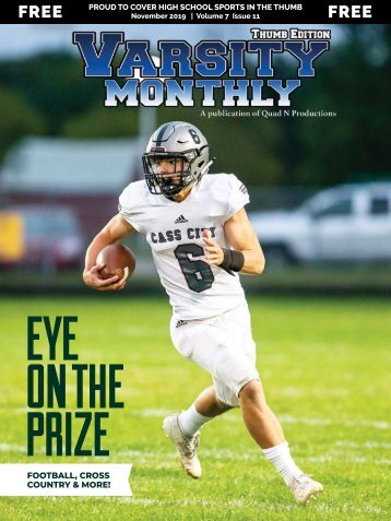 November 2019 Issue of Varsity Monthly Thumb Magazine