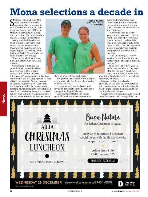 Pittwater LIfe December 2019 Issue