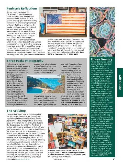 Pittwater LIfe December 2019 Issue