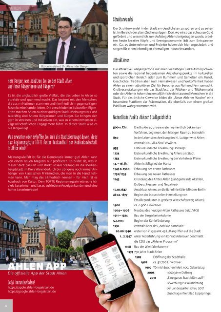 Töfte Regionsmagazin 11/2019 - Willkommen in Ahlen