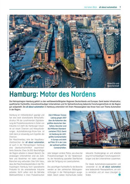 Messemagazin & Katalog | all about automation hamburg